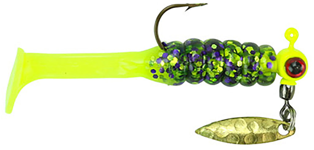 Mr Crappie Sausage Head Jig Pre Rigged w Slabalicious Soft Plastic