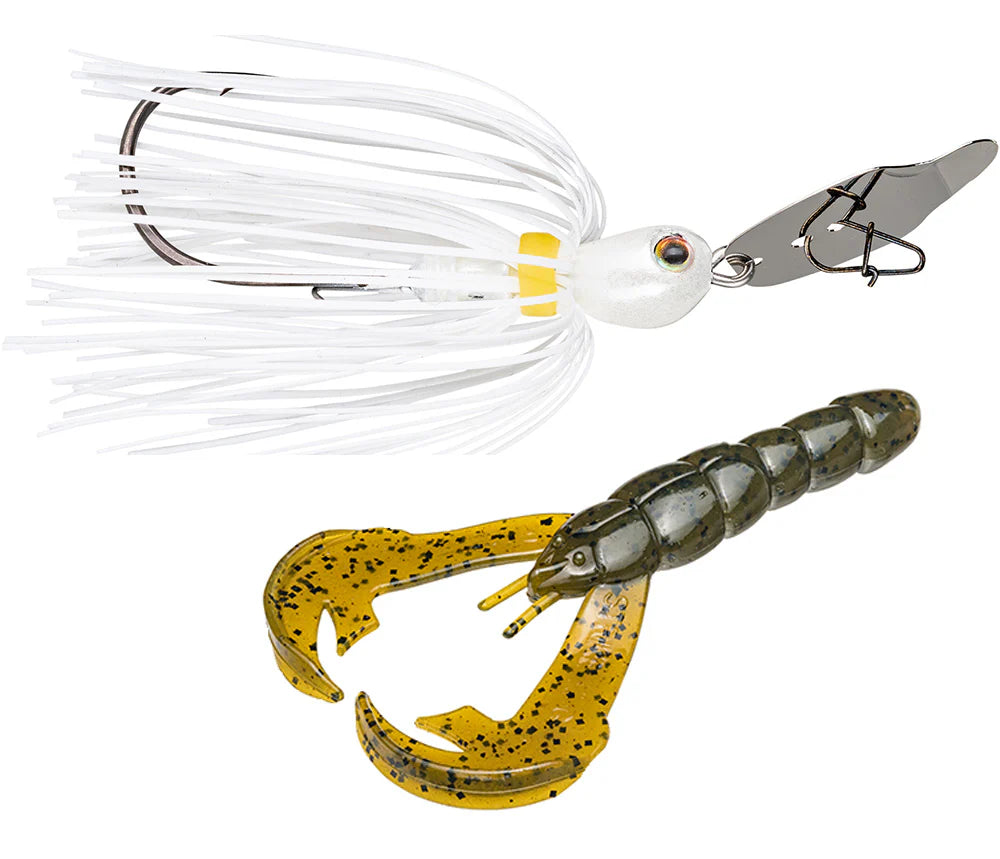 Strike King Thunder Cricket Rage Craw Bladed Jig Combo