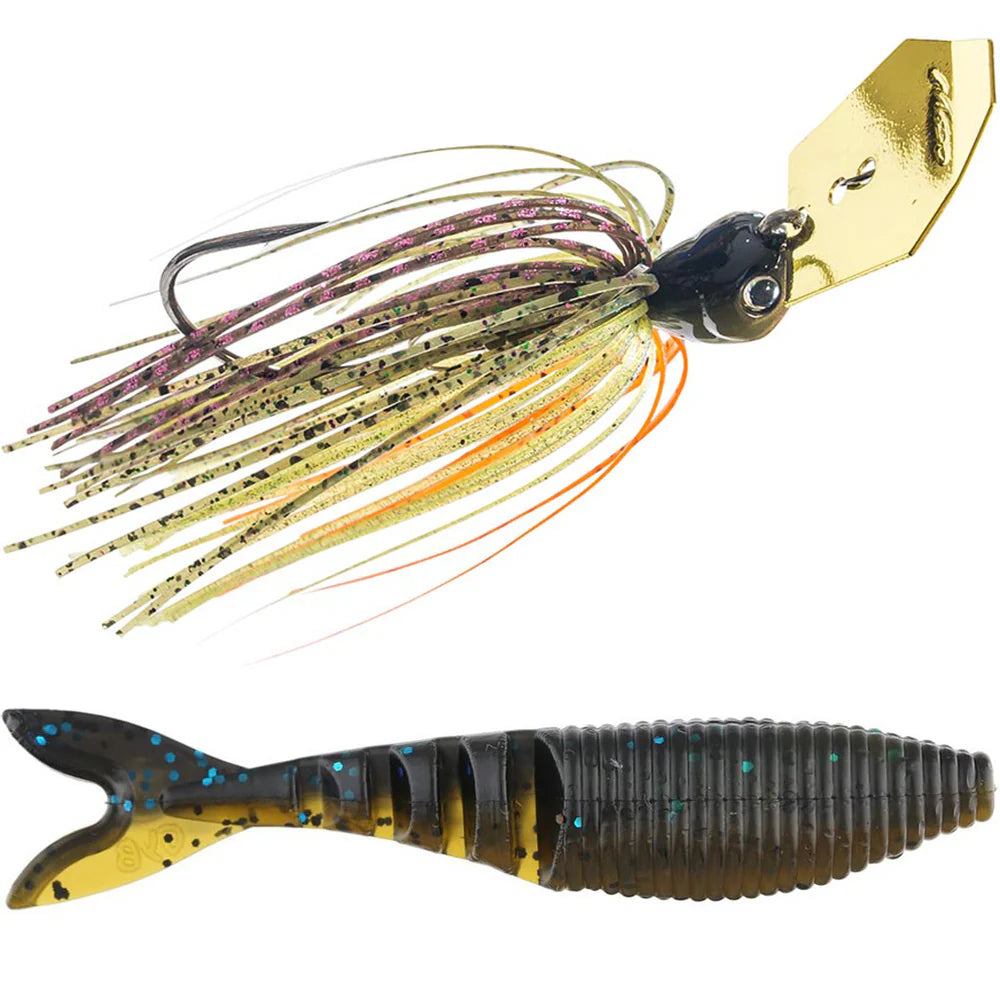 Z Man Jack Hammer Chatterbait Gary Yamamoto Zako Swimbait Combo