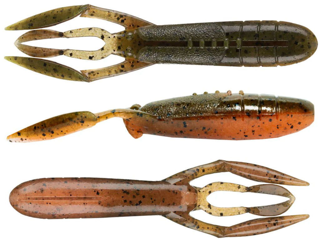 Keitech Glide Camaron 35 Inch Soft Plastic Craw 6 Pack