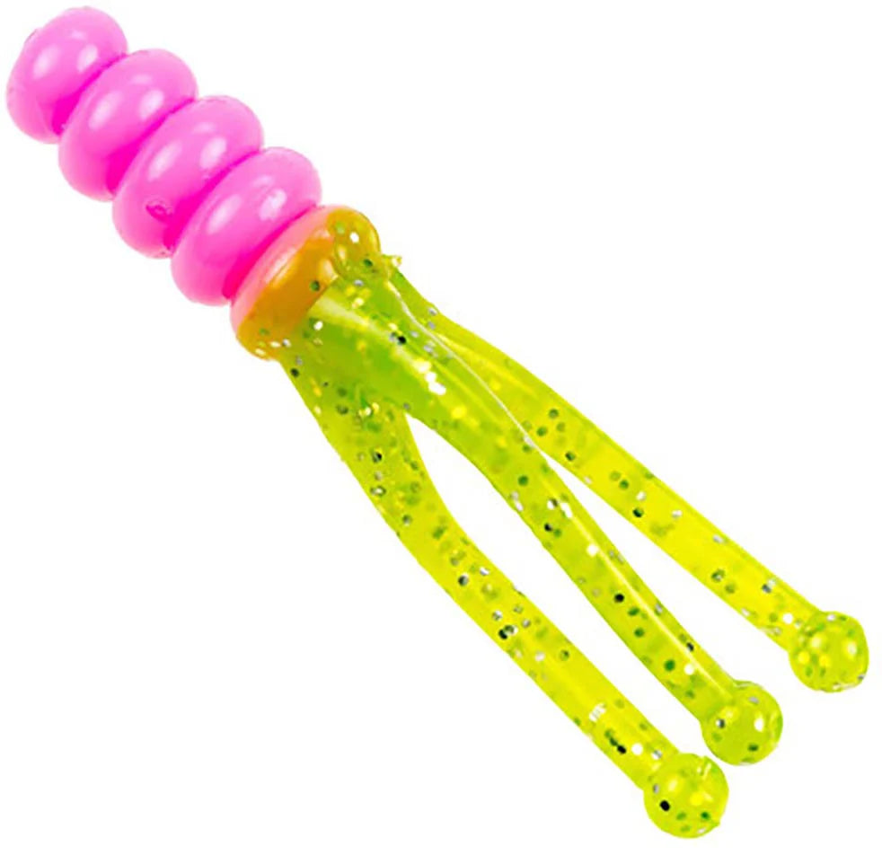 Mr Crappie Joker Triple Tail Soft Plastic Grub 15 pack