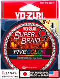 Yo Zuri SuperBraid 9 5 Color Metered Filler Spools 330 Yards