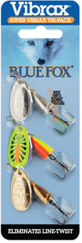 Blue Fox Super Vibrax Tri Pack Size 05