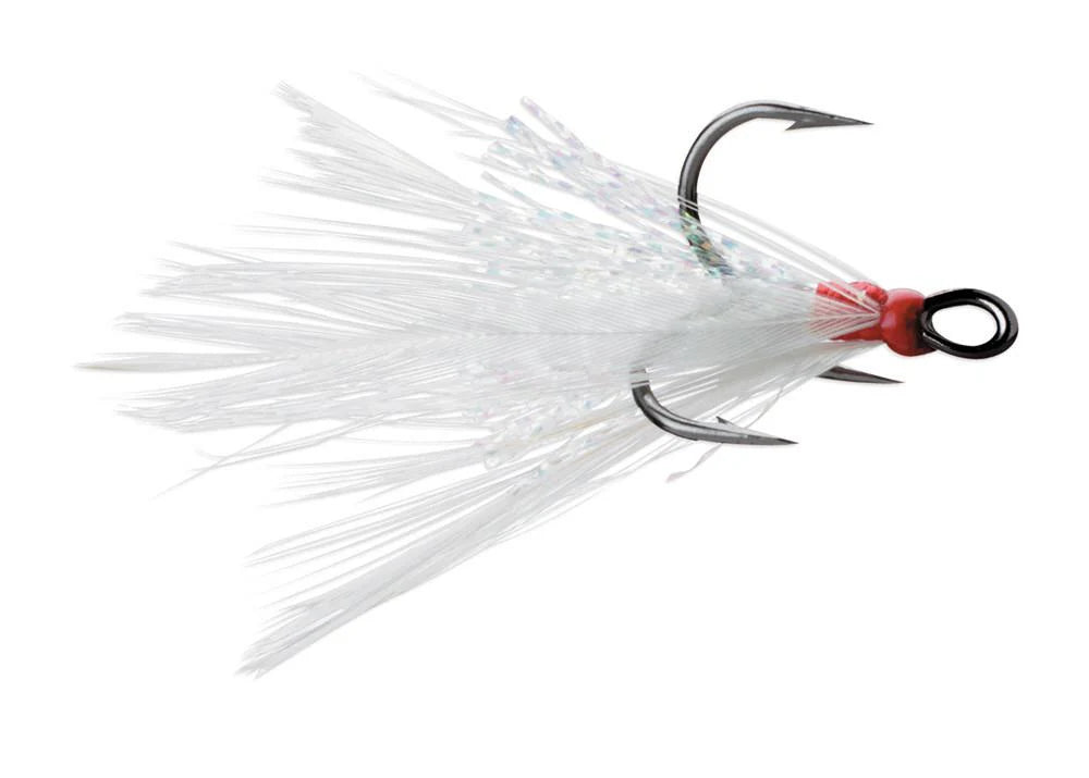 VMC 8651DT Feather Dressed X Rap Treble Hook 2 pack