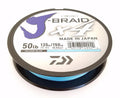 Daiwa J Braid X4 Braided Line 150 Yards Island Blue
