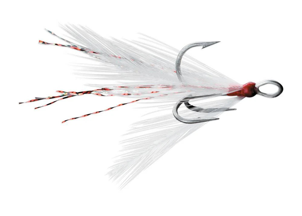 VMC 8651DT Feather Dressed X Rap Treble Hook 2 pack