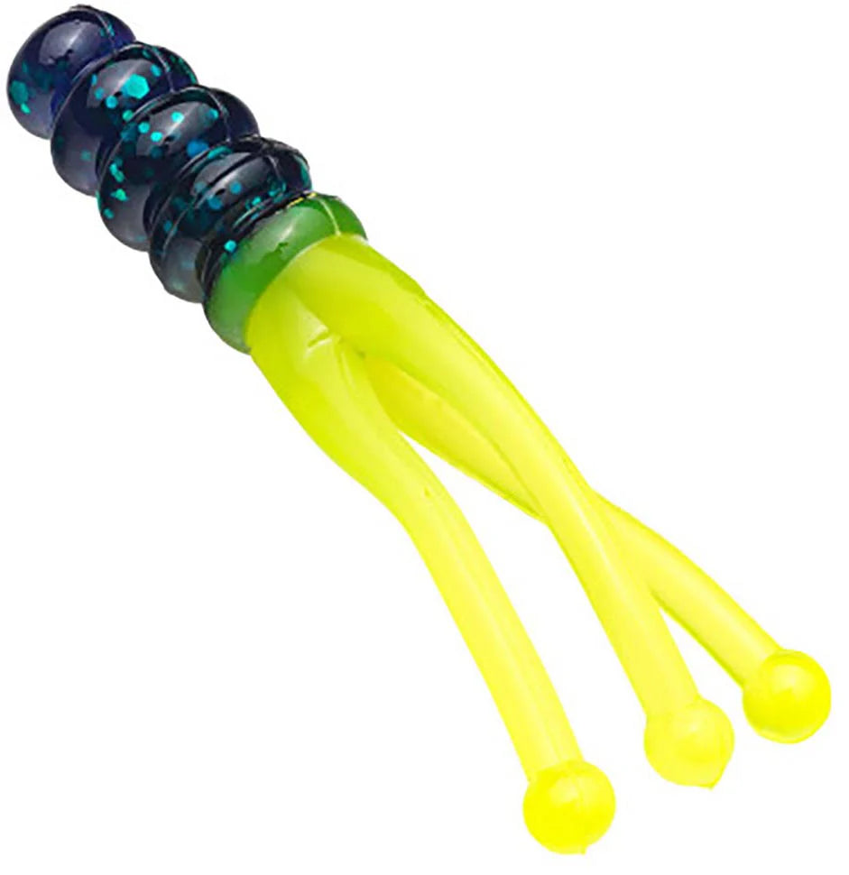 Mr Crappie Joker Triple Tail Soft Plastic Grub 15 pack