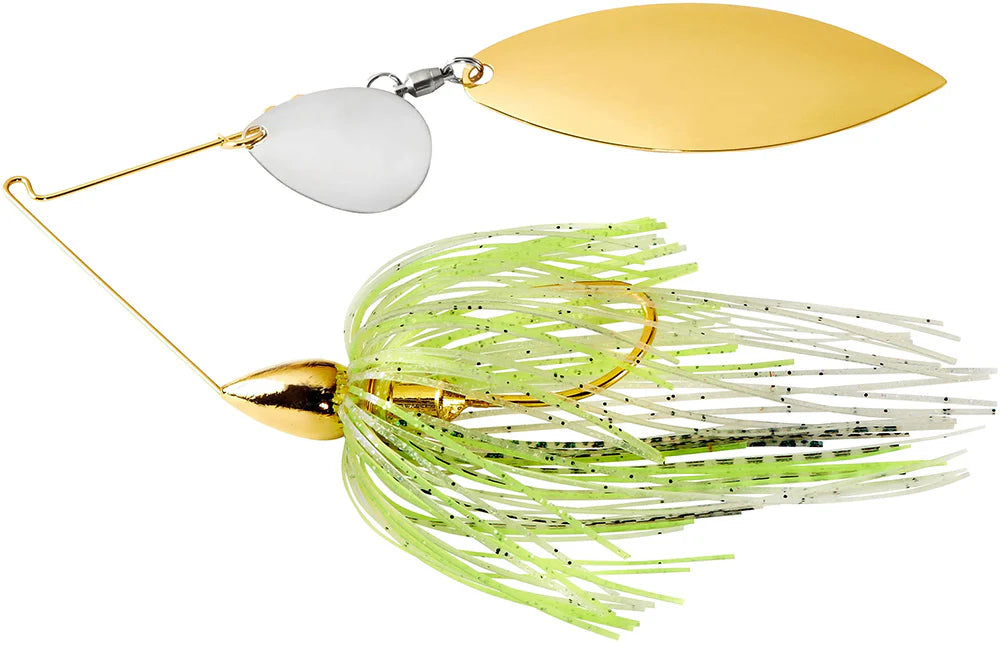 War Eagle Tandem Colorado Willow Gold Frame Spinnerbait 1 2 oz
