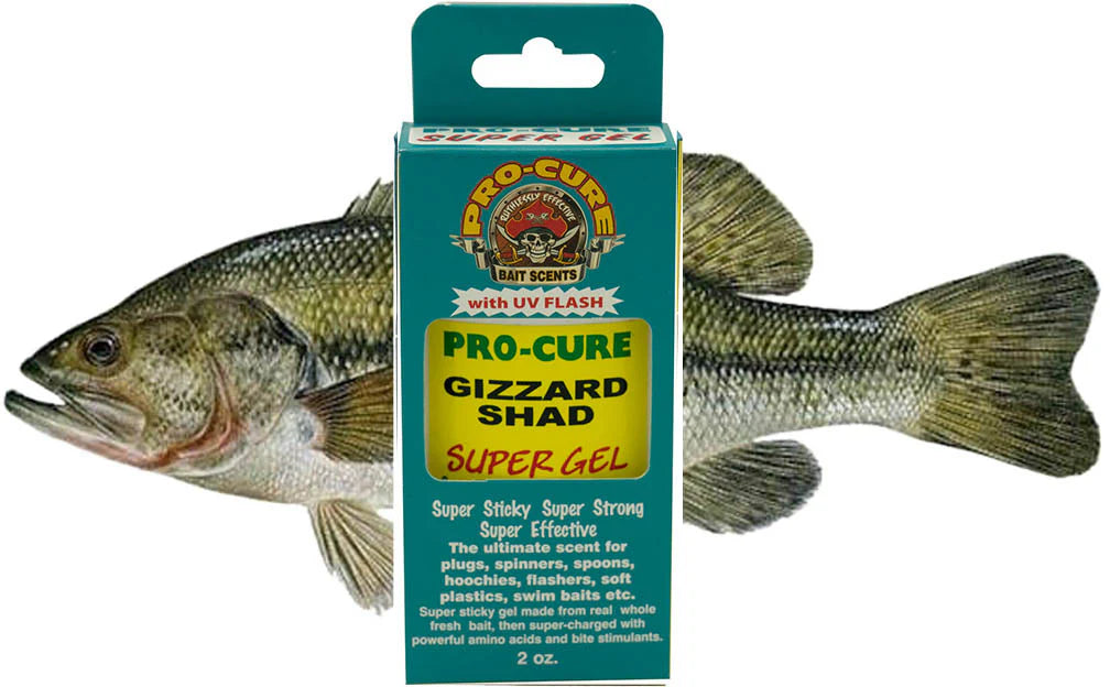 Pro Cure Bass Super Gel Scents 2 oz