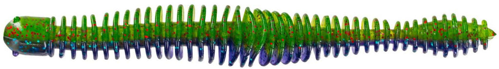 Big Bite Baits Coontail Worm 4 3 4 inch Ribbed Worm