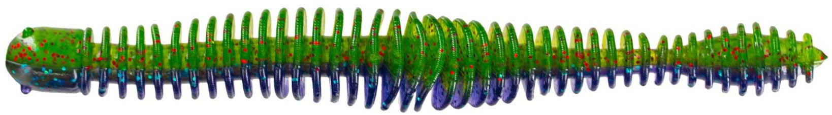 Big Bite Baits Coontail Worm 4 3 4 inch Ribbed Worm