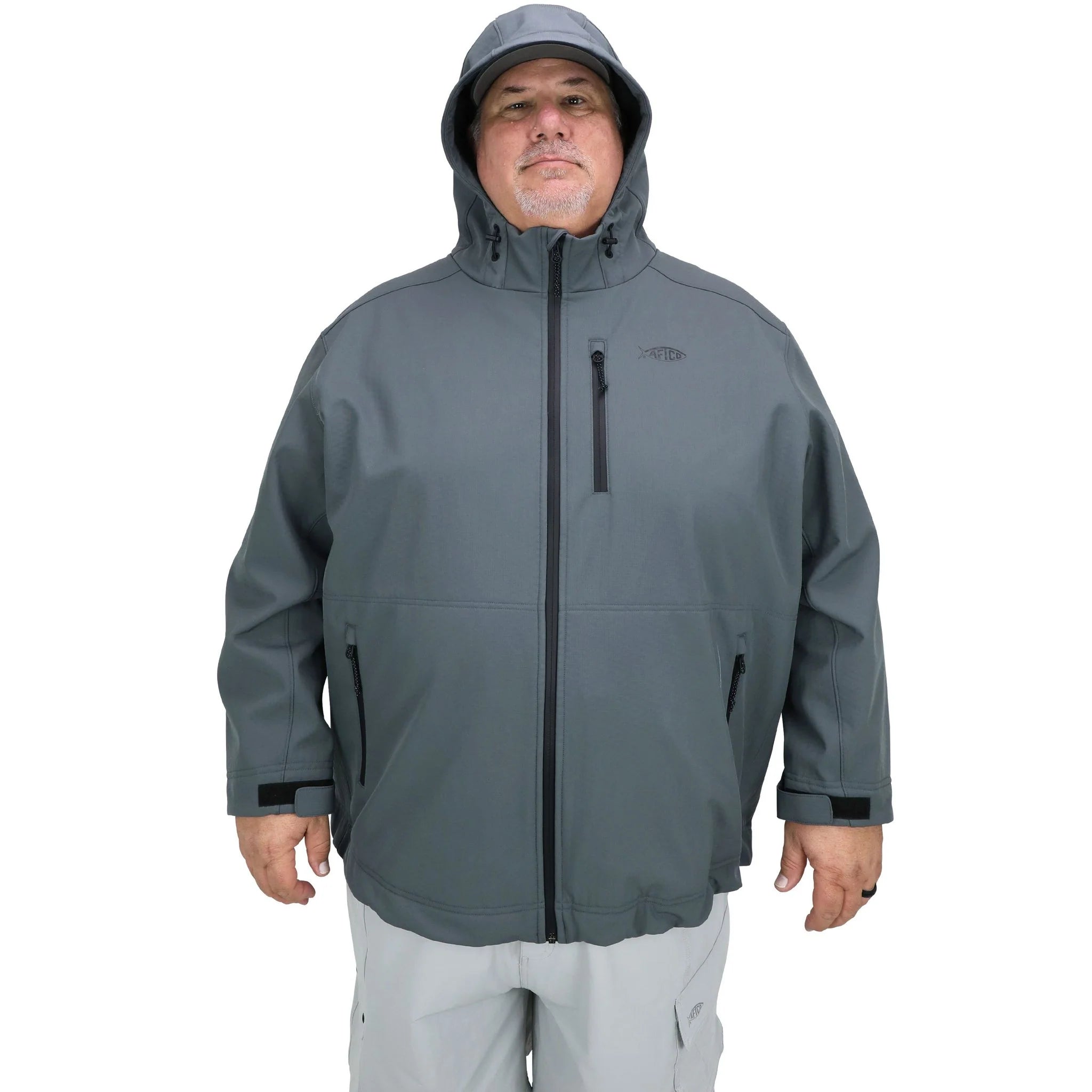 AFTCO Big Guy Reaper Zip Up Softshell Jacket