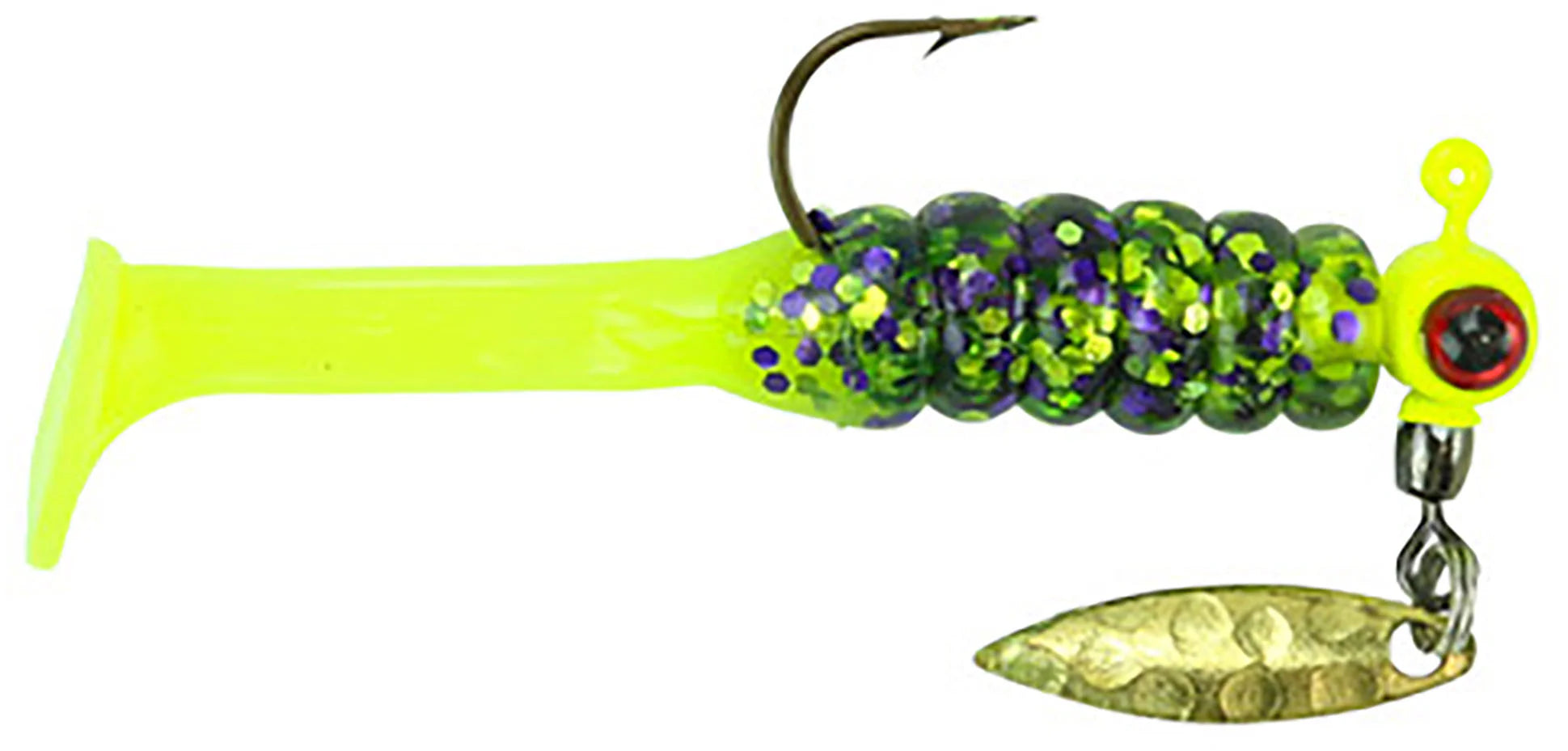 Mr Crappie Sausage Head Jig Pre Rigged w Slabalicious Soft Plastic