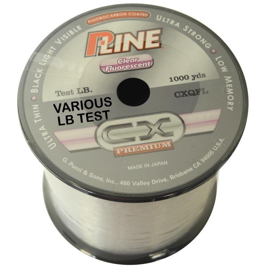 P Line CX Premium Clear Fluorescent Co Polymer Fishing Line