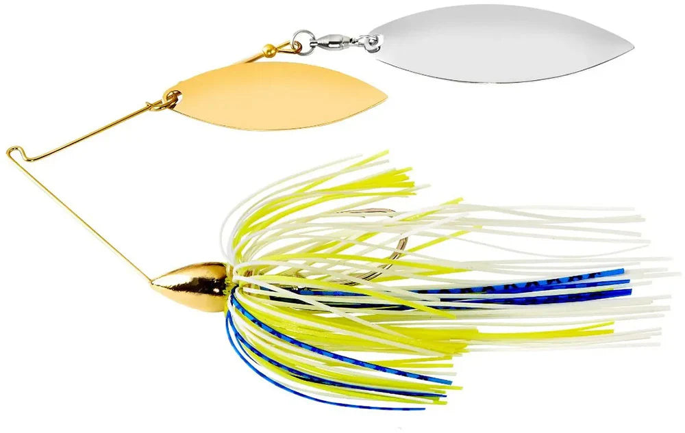 War Eagle Double Willow Gold Frame Spinnerbait 1 2 oz