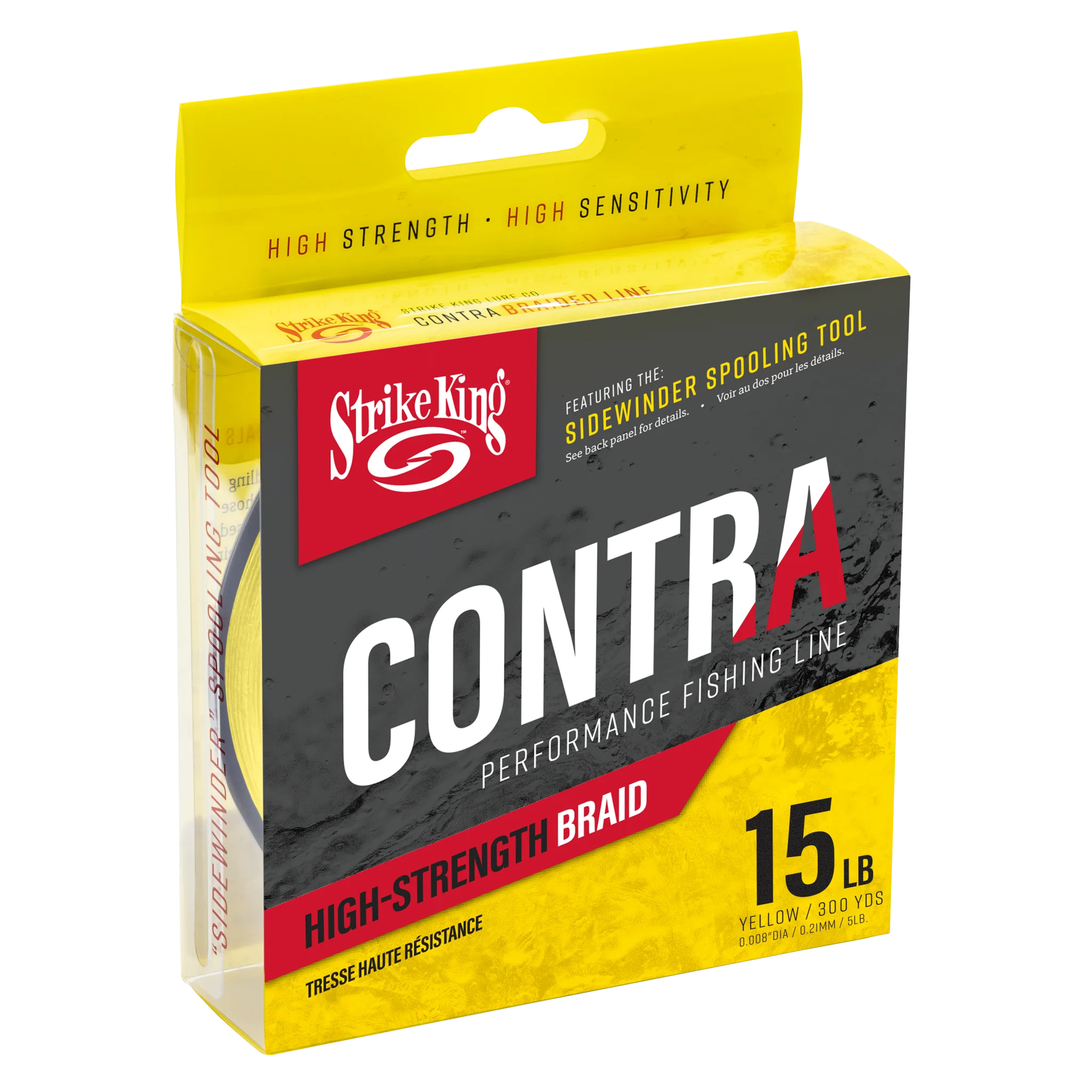 Strike King Contra Braid Hi Vis Yellow