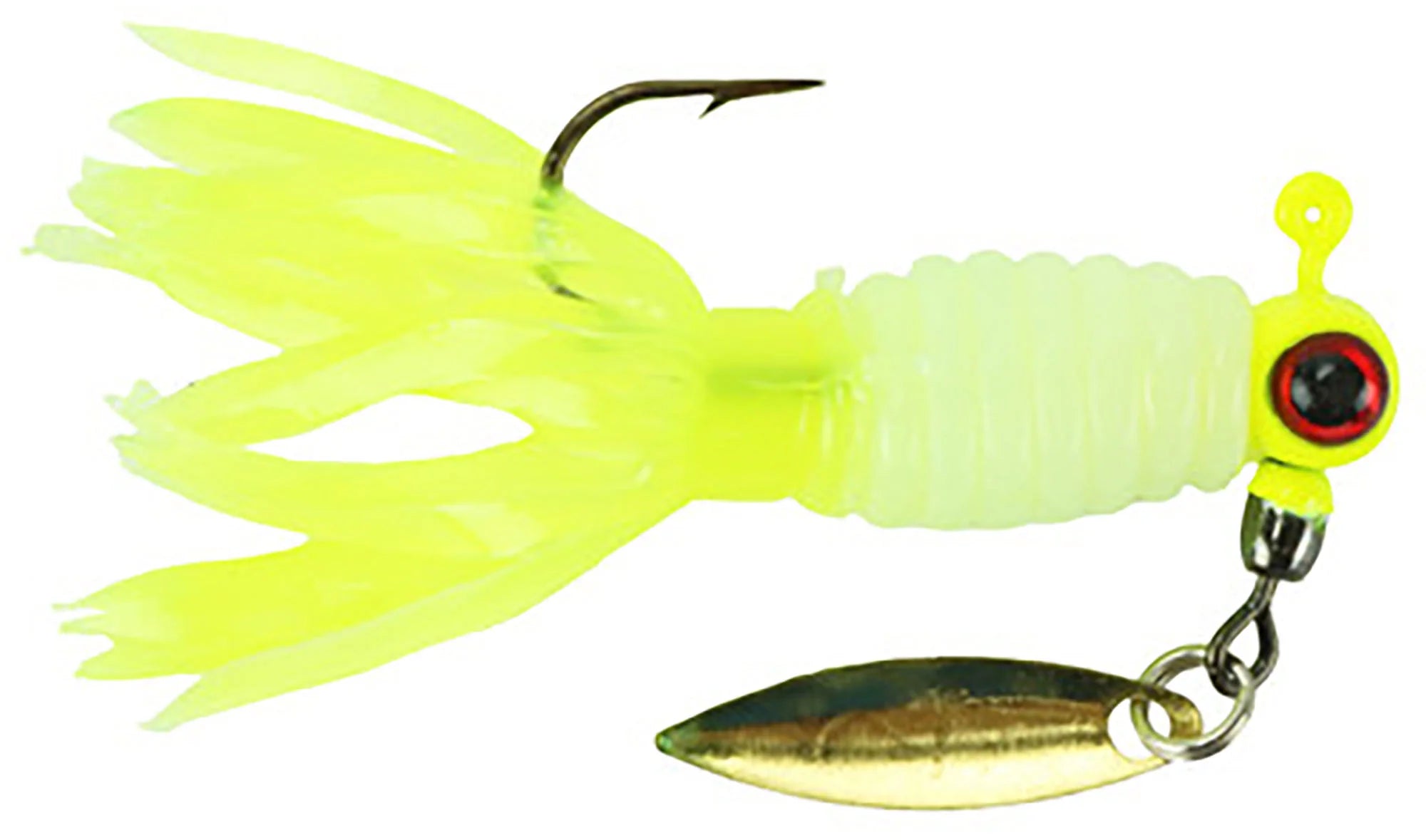 Mr Crappie Sausage Head Jig Pre Rigged w Crappie Thunder Soft Plastic