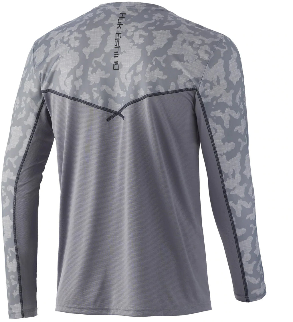 Huk Icon X Running Lakes Tech Long Sleeve Shirt