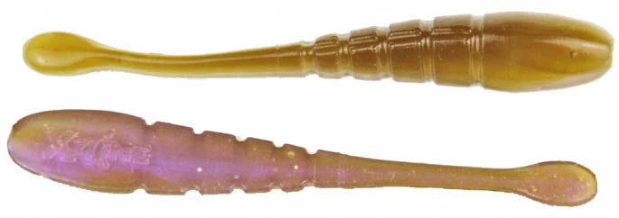 Xzone Pro Series Finesse Slammer 3 1 4 inch Drop Shot Bait 10 pack