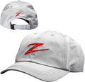 Z Man Red Z Tech Hat Light Gray Charcoal