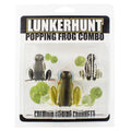 Lunkerhunt 3 Piece Popping Frog Combo