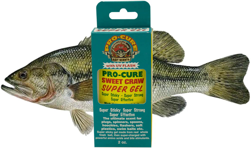 Pro Cure Bass Super Gel Scents 2 oz