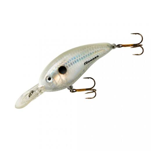 Bomber Fat Free Shad Guppy 2 3 8 inch Shallow Medium Diving Crankbait