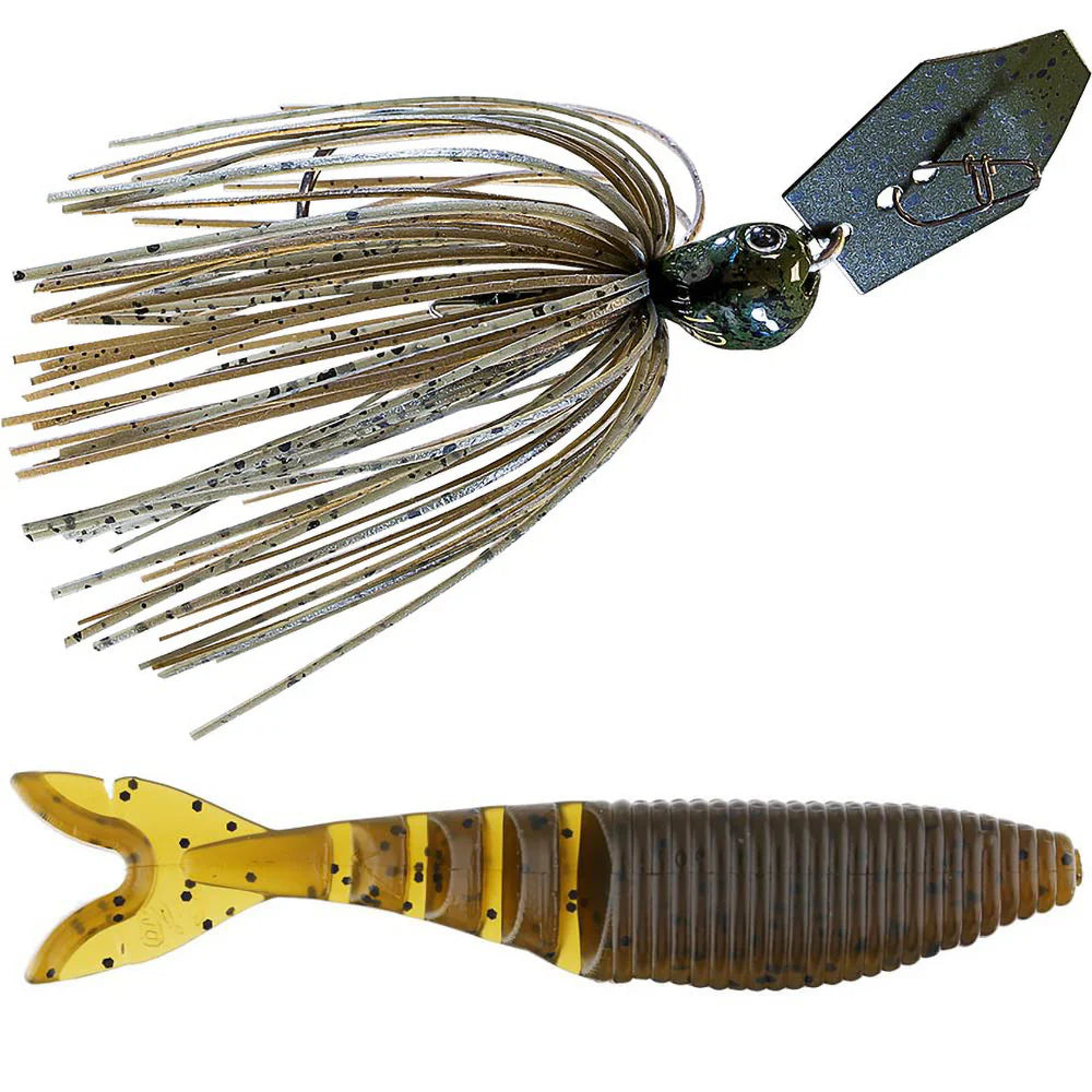 Z Man Jack Hammer Chatterbait Gary Yamamoto Zako Swimbait Combo