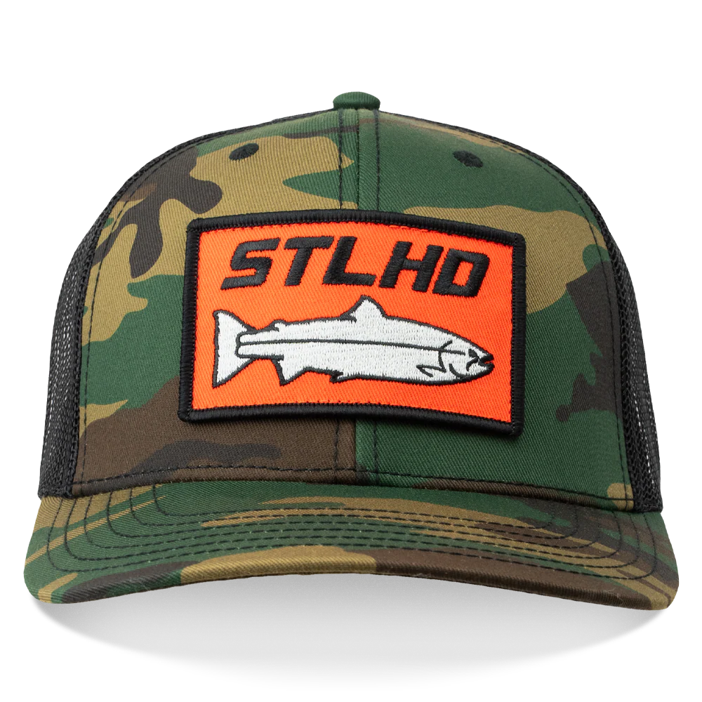 STLHD Camo Snapback Trucker Hat