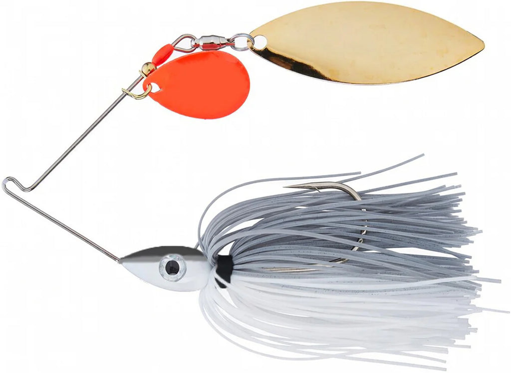 Nichols Lures Pulsator Kicker Series Tandem Colorado Willow Spinnerbait 1 2 oz