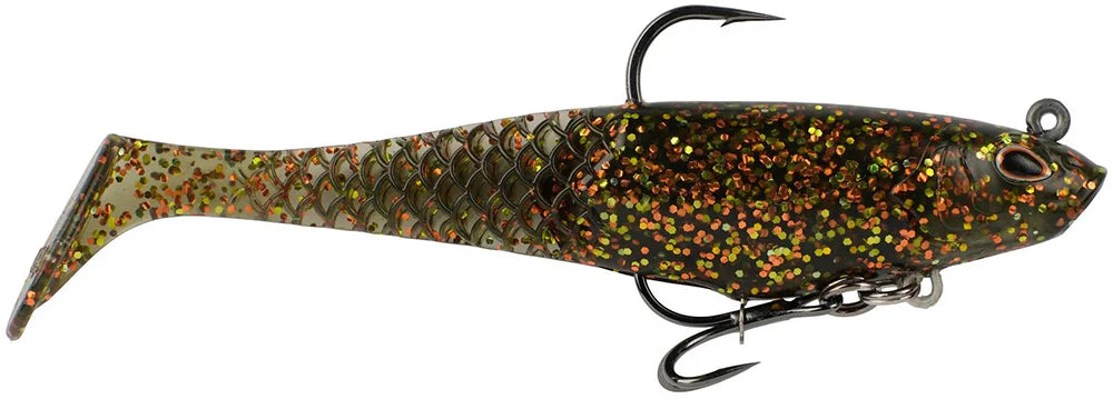 Berkley PowerBait Saltwater CullShad Pre Rigged Soft Body Swimbait 4 Inch
