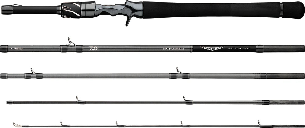 Daiwa Steez Travel Baitcasting Rods 5 Piece
