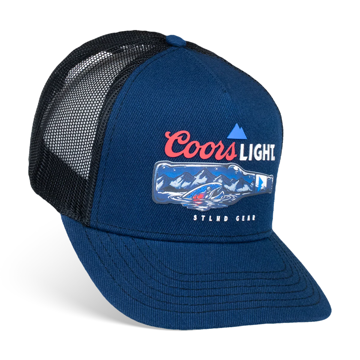 STLHD X Coors Light Bottlescape Trucker