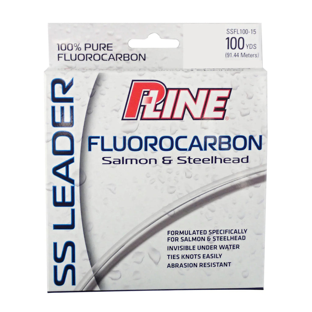 P Line Salmon Steelhead Fluorocarbon Leader 100 Yards