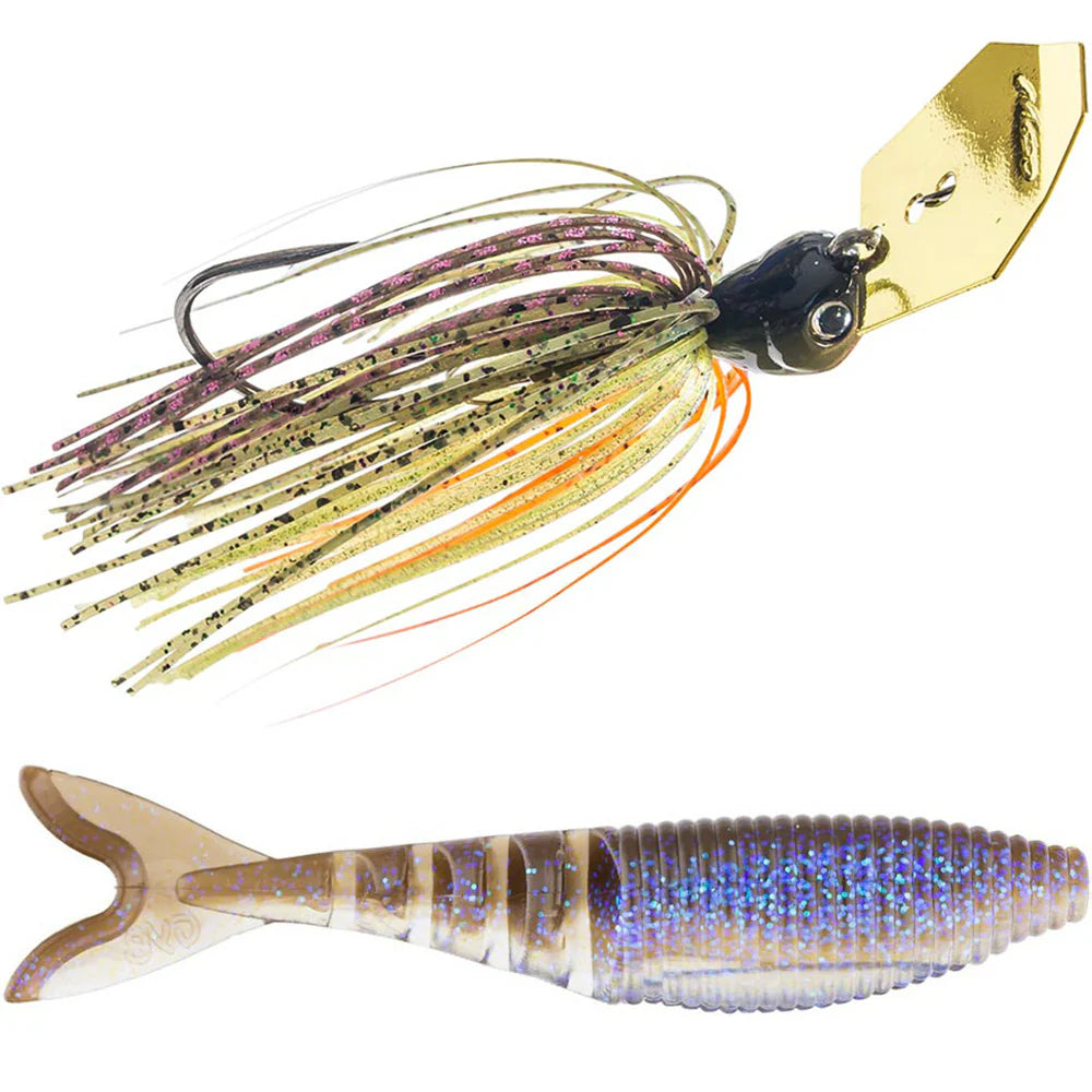 Z Man Jack Hammer Chatterbait Gary Yamamoto Zako Swimbait Combo
