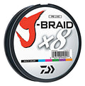 Daiwa J Braid X8 Braided Line 330 Yards Multi Color