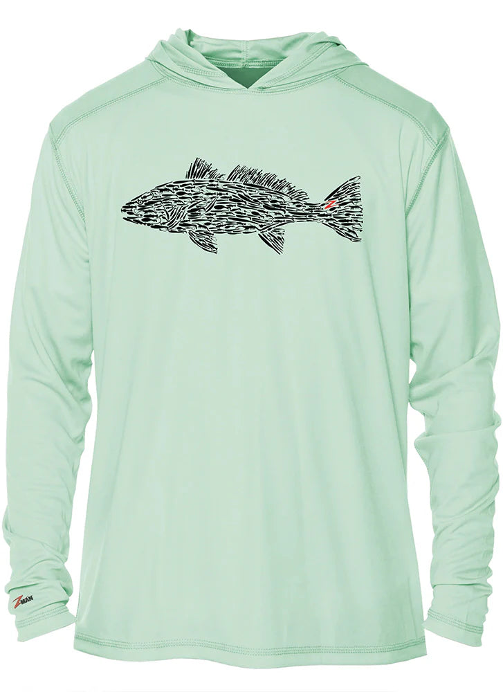 Z Man Redfish Baitz Tech Hoodiez