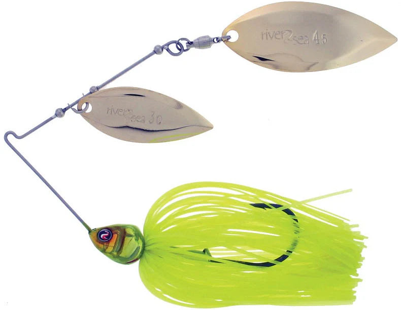 River2Sea Ish Monroe Bling Double Willow Spinnerbait 3 8 oz