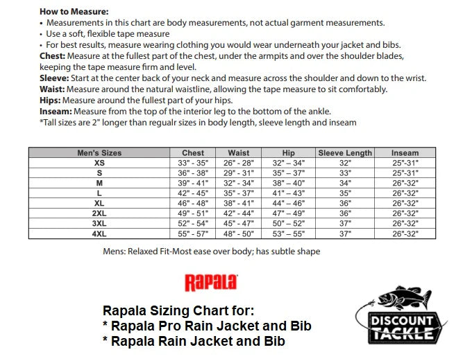 Rapala Pro Rain Bib
