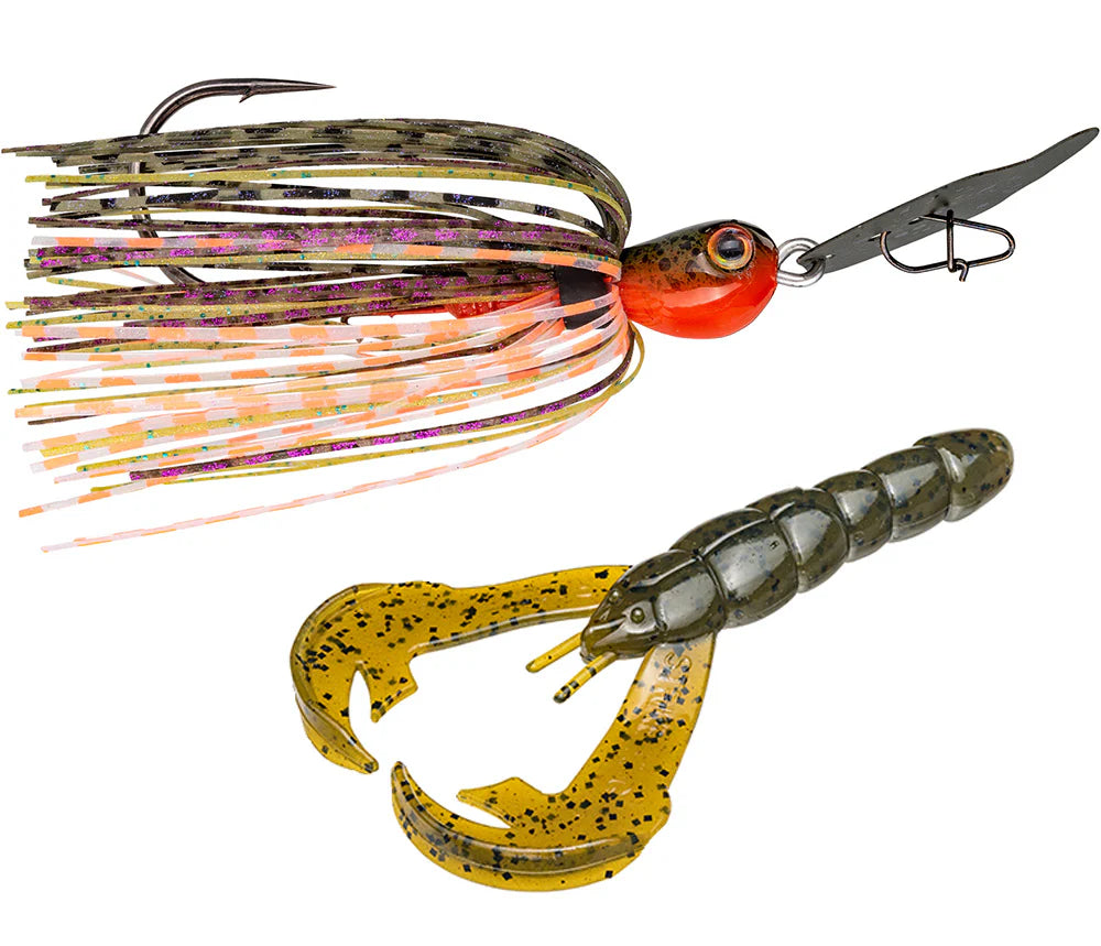 Strike King Thunder Cricket Rage Craw Bladed Jig Combo