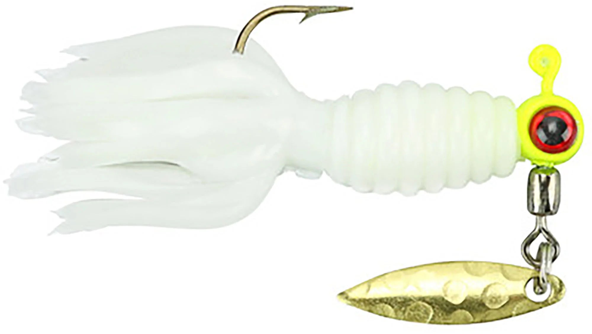 Mr Crappie Sausage Head Jig Pre Rigged w Crappie Thunder Soft Plastic