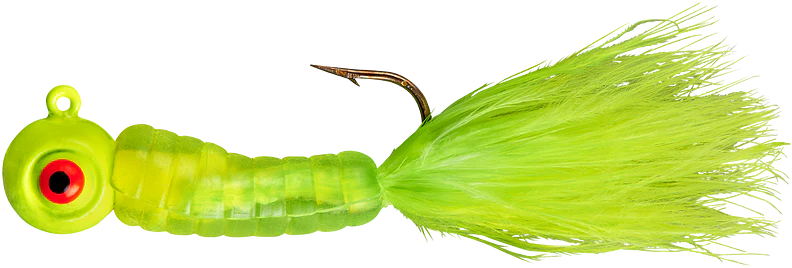 Lindy Fuzz E Grub Pre Rigged Hair Tail Soft Grub 2 pack