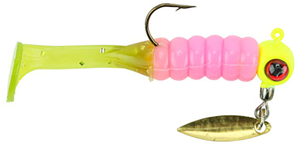 Mr Crappie Sausage Head Jig Pre Rigged w Slabalicious Soft Plastic