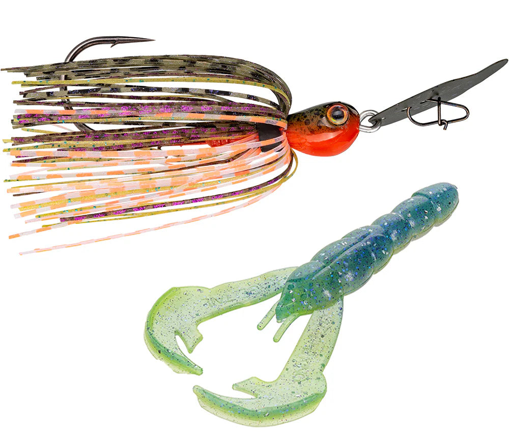 Strike King Thunder Cricket Rage Craw Bladed Jig Combo