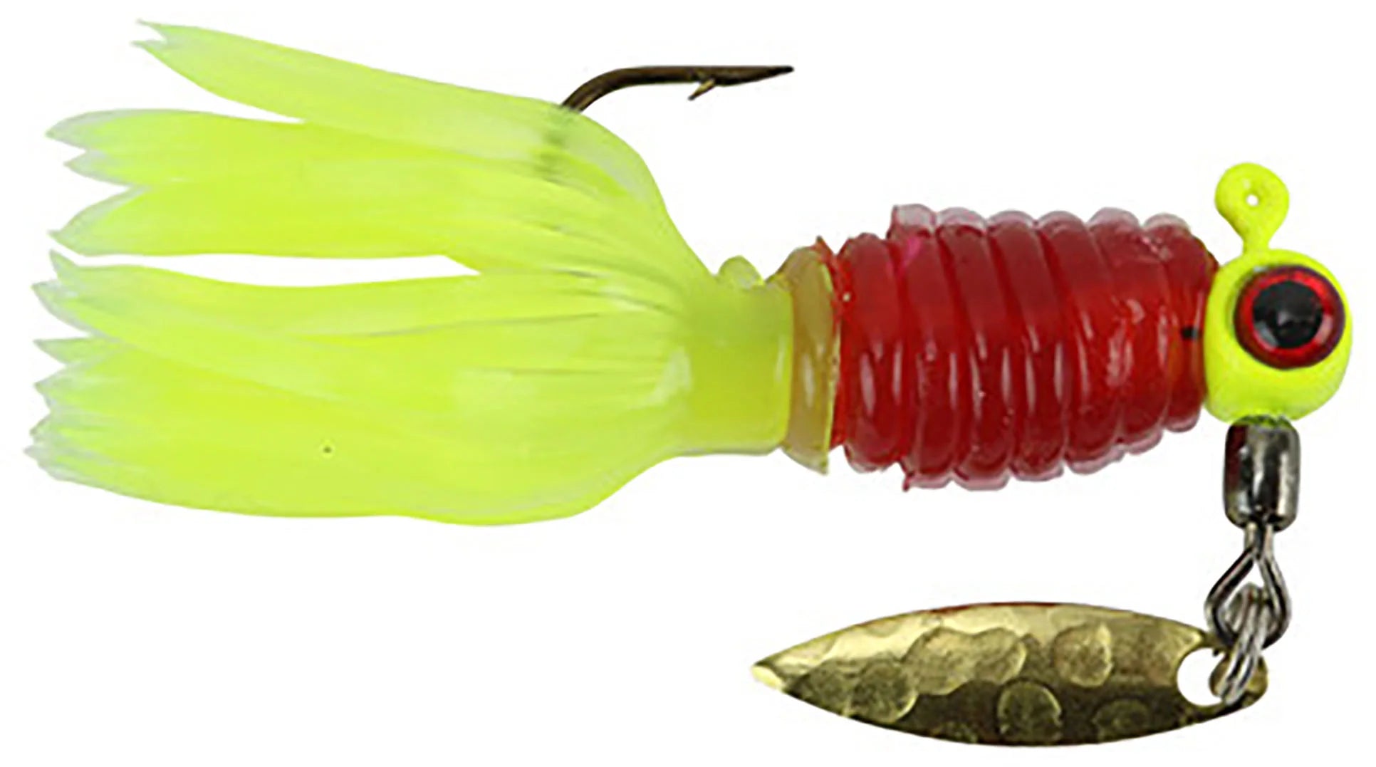 Mr Crappie Sausage Head Jig Pre Rigged w Crappie Thunder Soft Plastic