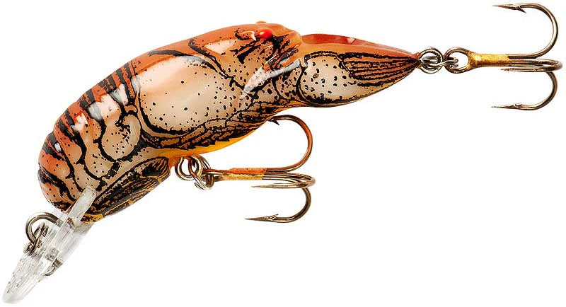 Rebel Middle Wee Crawfish Lure 1 3 4 inch Medium Diving Crankbait