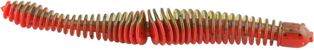 Big Bite Baits Coontail Worm 4 3 4 inch Ribbed Worm