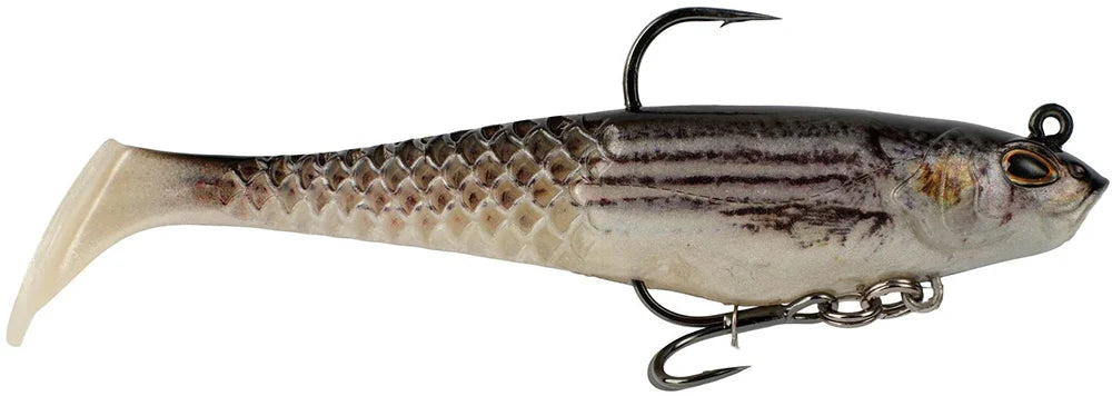 Berkley PowerBait Saltwater CullShad Pre Rigged Soft Body Swimbait 6 Inch