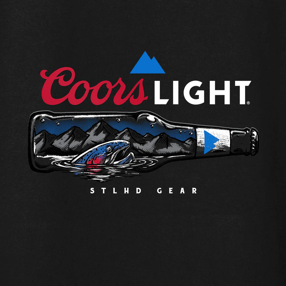 STLHD Mens X Coors Light Bottlescape Premium Hoodie