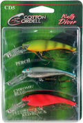 Cotton Cordell Wally Diver 3 Piece Variety Pack